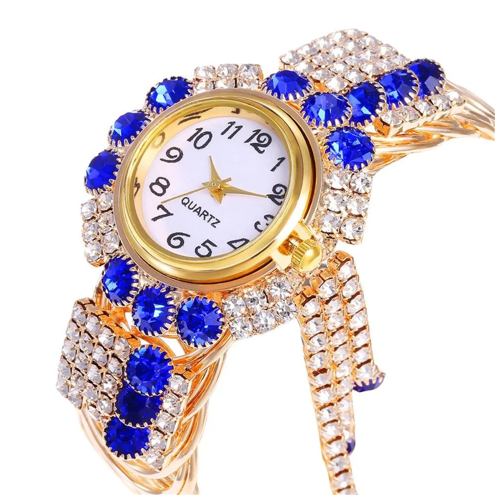 Diamond Pendant Quartz Bracelet Watch for Women - Wild