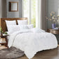 Diamond Pintuck Duvet Quilt Cover Set Super King Size White