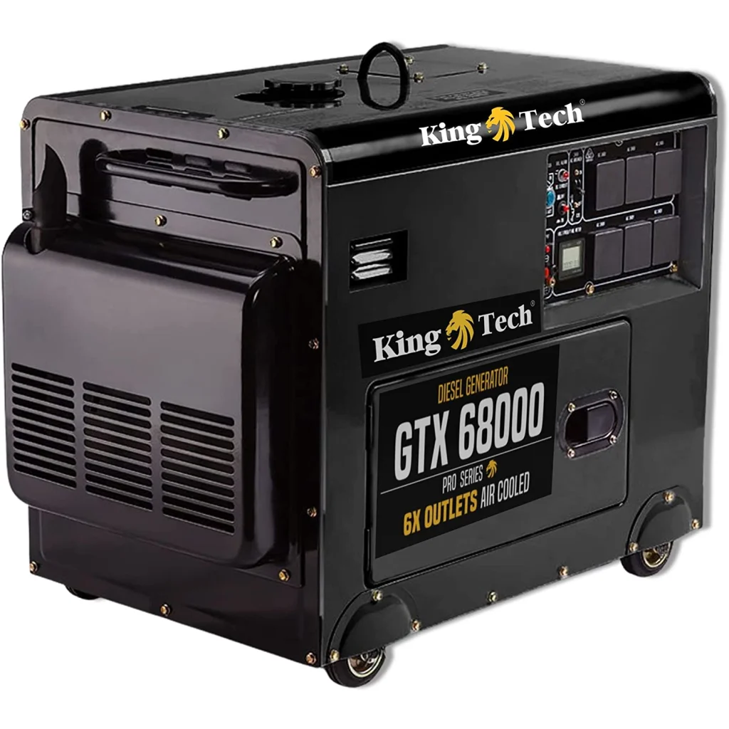 Diesel Generator 8.4kW Rated Single Phase 6kW 13HP Portable