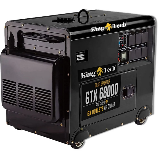 Diesel Generator 8.4kW Rated Single Phase 6kW 13HP Portable