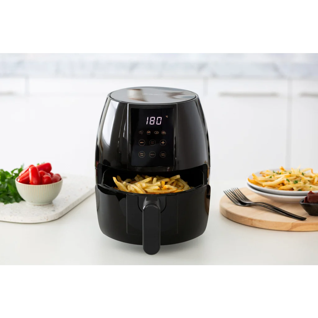 Digital Air Fryer 3L 200C Non-Stick Removable Basket
