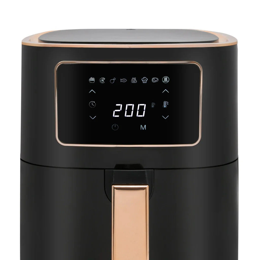Digital Air Fryer 7L (Black) 1700W 200°C 8 Cooking Settings