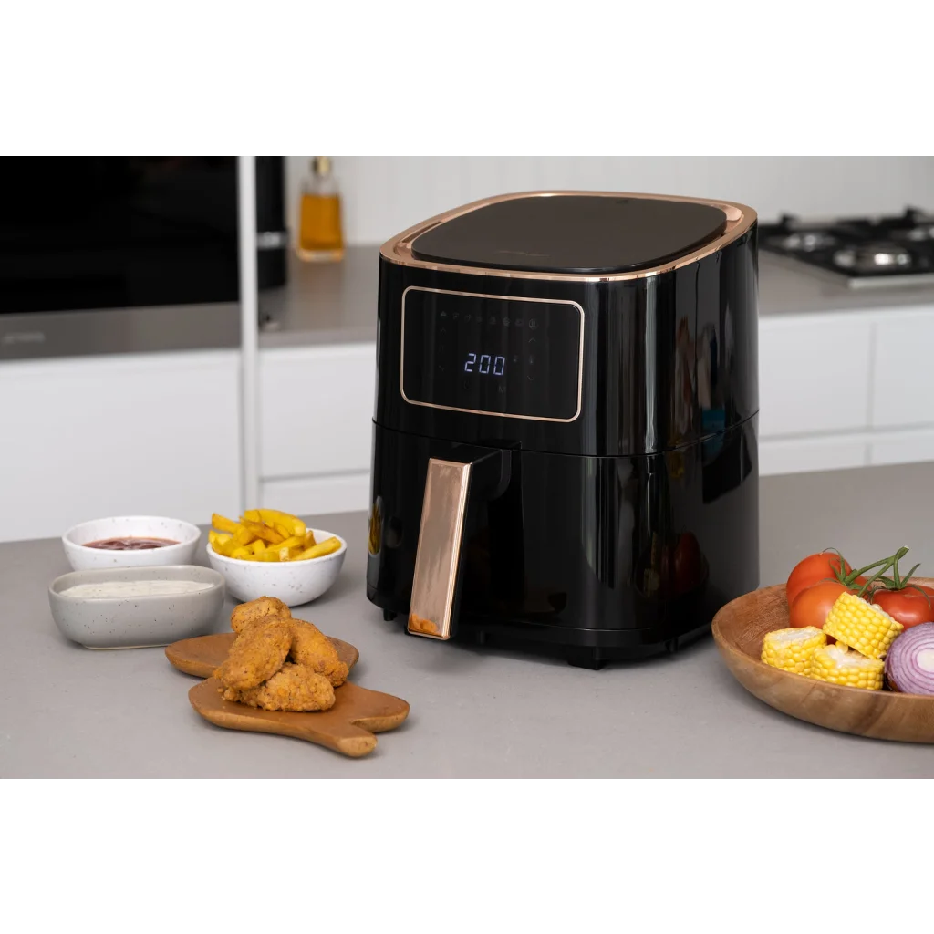 Digital Air Fryer 7L (Black) 1700W 200°C 8 Cooking Settings