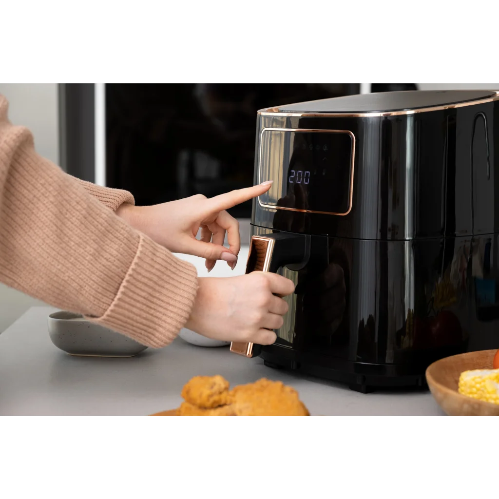 Digital Air Fryer 7L (Black) 1700W 200°C 8 Cooking Settings