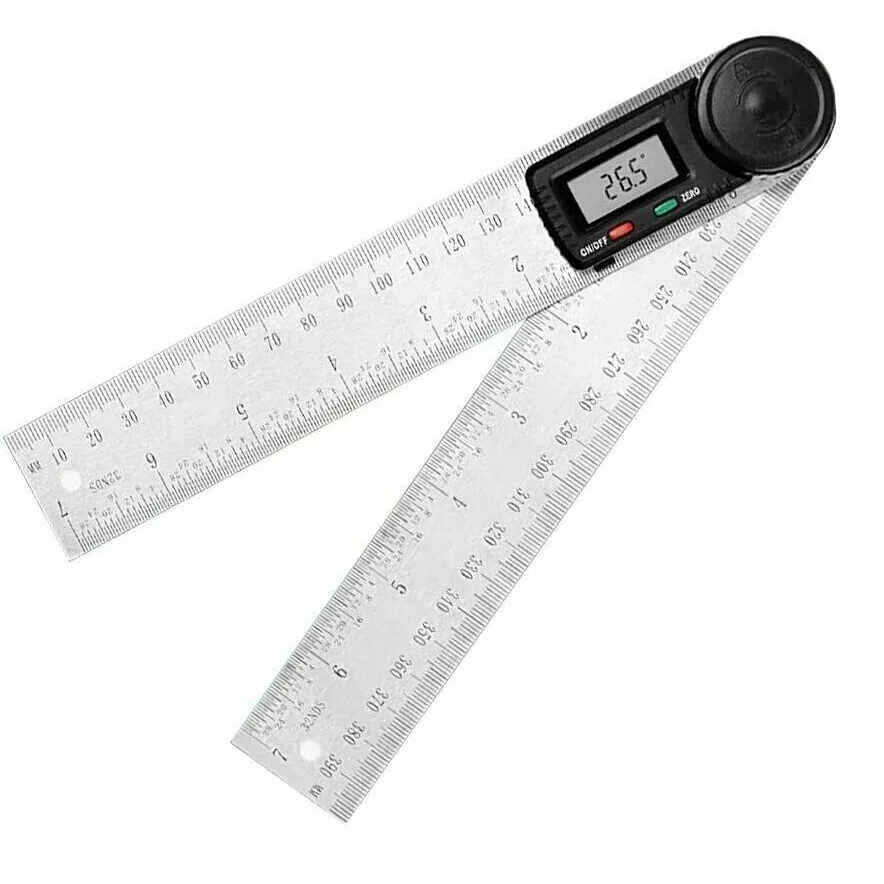 Digital Angle Finder Ruler Protractor 200mm Stainless Steel