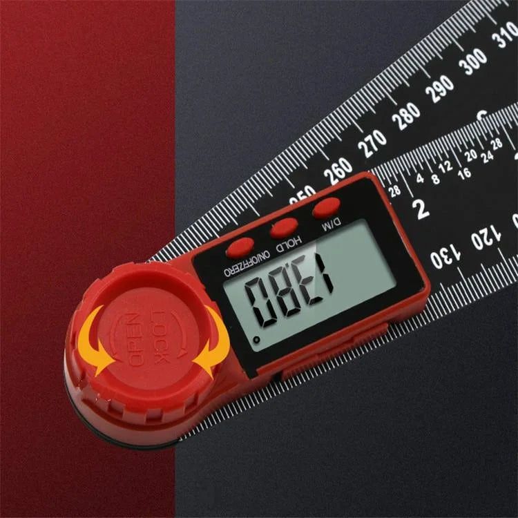 Digital Angle Protractor - 2-in-1 Compact Design - 200Mm
