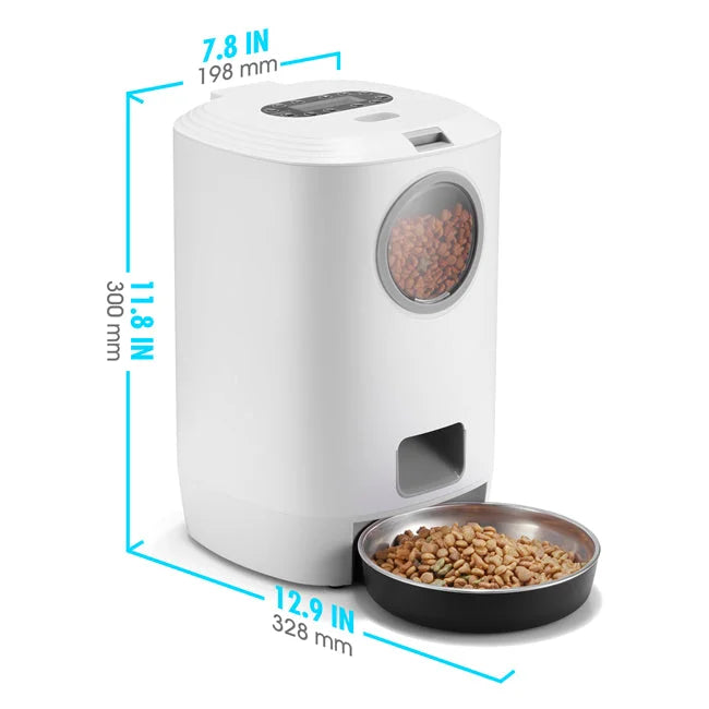 Digital Automatic Pet Feeder 4.5L Visible for Dog Cat