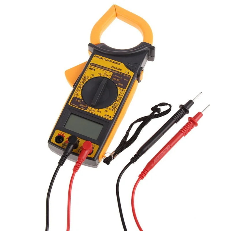 Digital Clamp Meter AC/DC Voltage Resistance Frequency