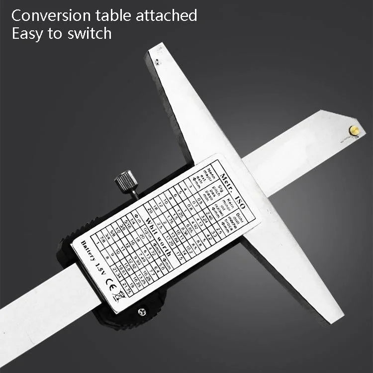 Digital Depth Gauge Caliper - 0-150mm Measurement - Tools >