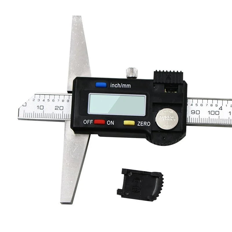 Digital Depth Gauge Caliper - 0-150mm Measurement - Tools >