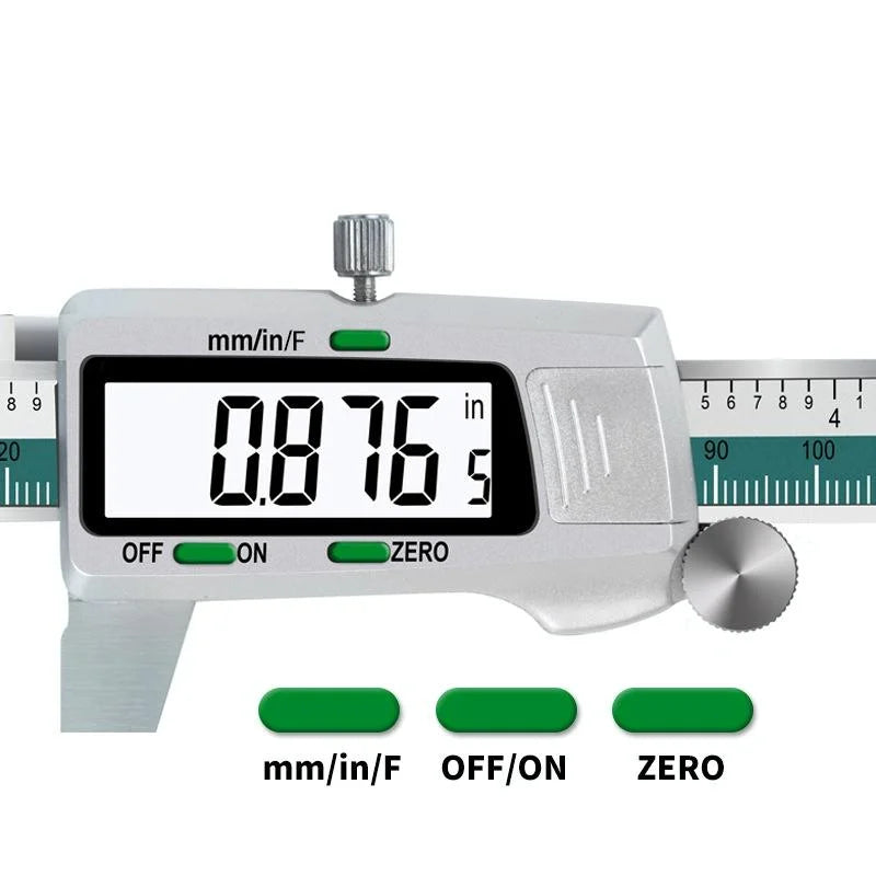 Digital Display Vernier Caliper - 0-150mm Stainless Steel