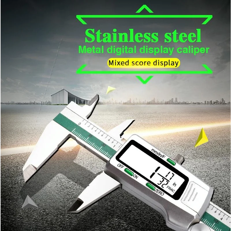 Digital Display Vernier Caliper - 0-150mm Stainless Steel