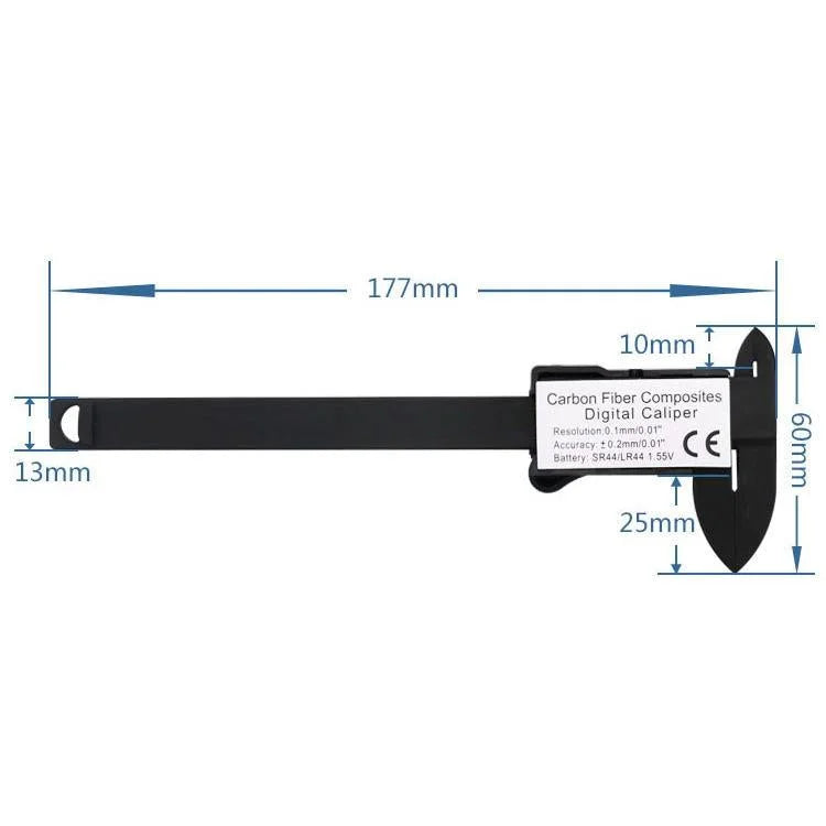 Digital Display Vernier Caliper - Plastic Fiber - Tools >