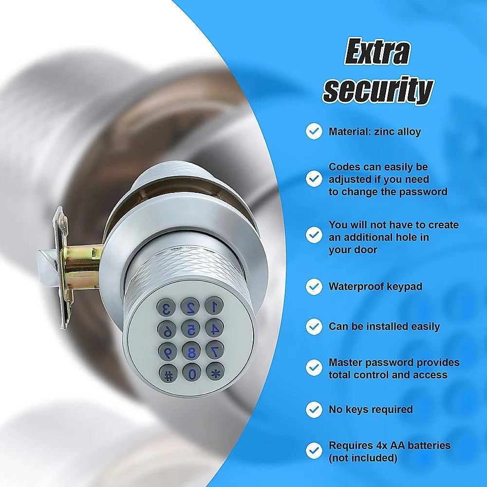 Digital Electronic Code Door Lock Keyless Entry Keypad