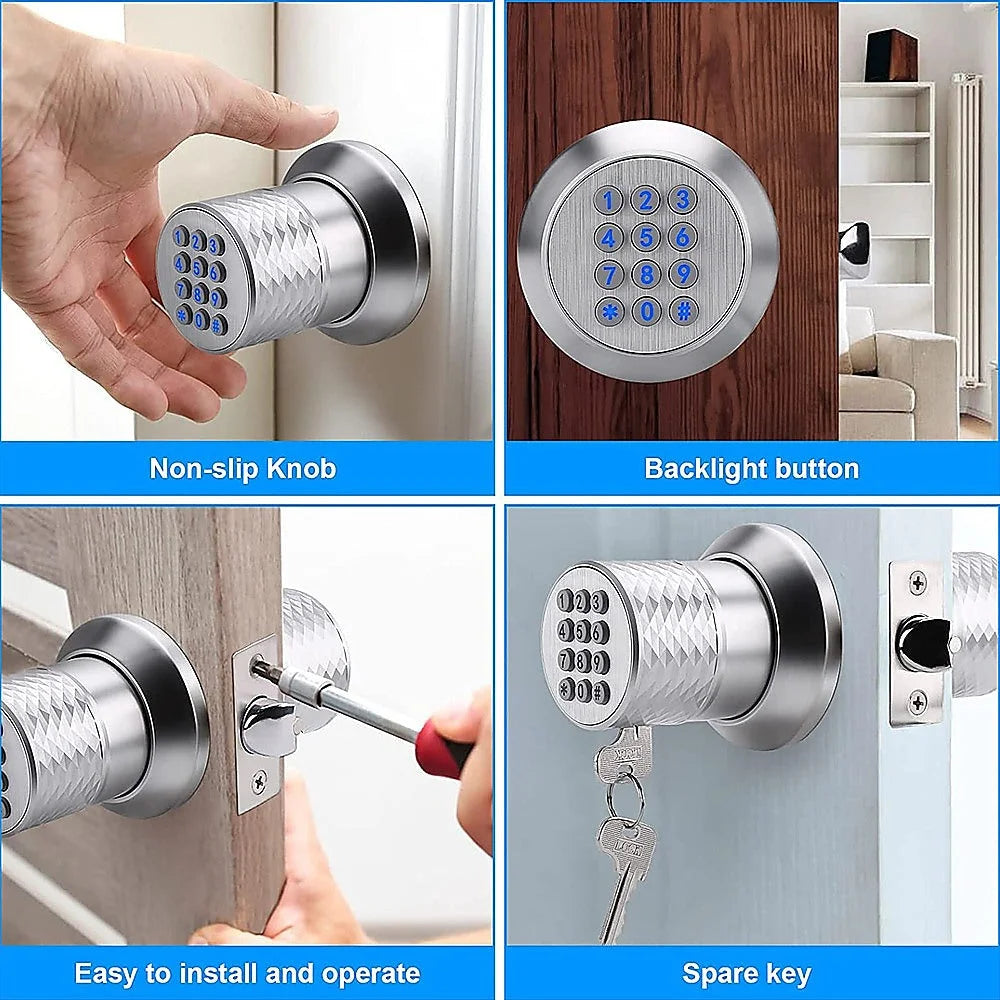 Digital Electronic Code Door Lock Keyless Entry Keypad