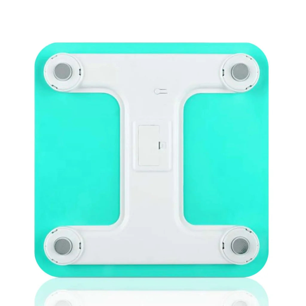Digital Fitness Weight Scale 180kg Bathroom Gym Body Glass LCD Electronic - Blue - Premium