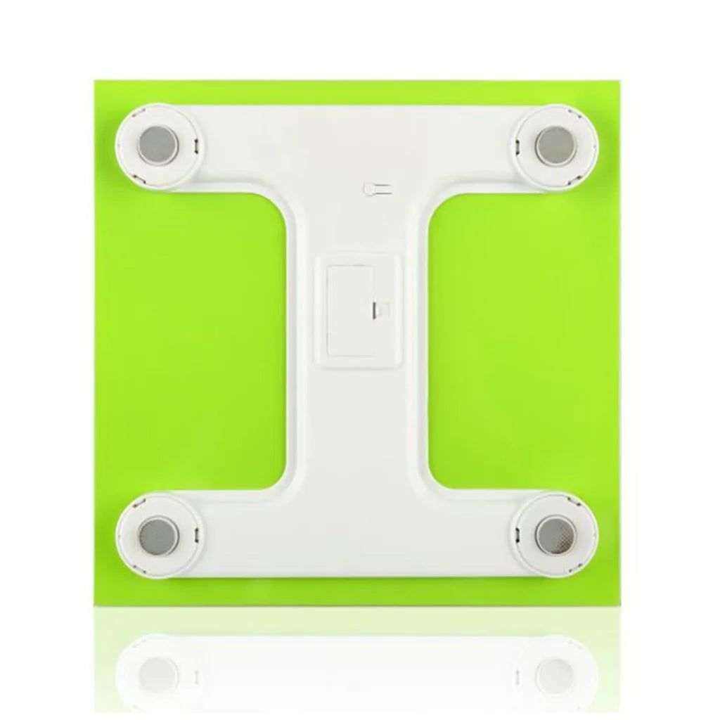 Digital Fitness Weight Scale 180kg Bathroom Gym Body Glass LCD Electronic - Green - Premium