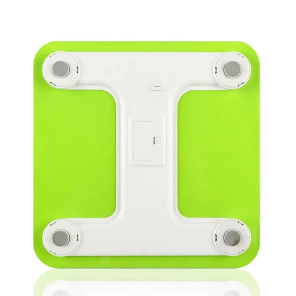 Digital Fitness Weight Scale 2X 180kg Bathroom Gym Body Glass LCD Electronic - White/Green - Premium