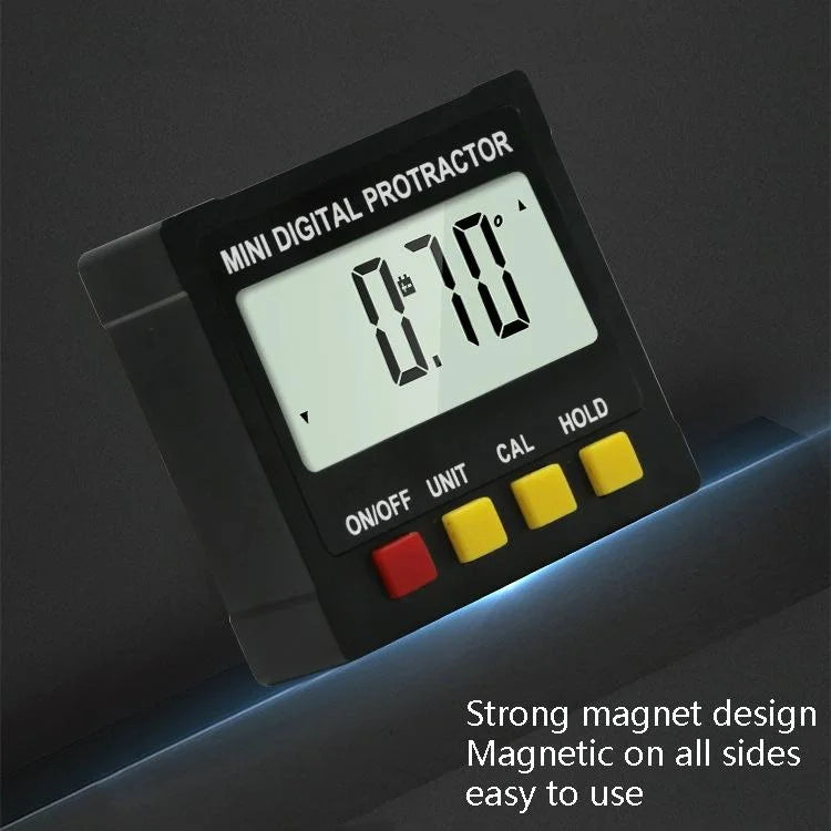 Digital Inclinometer Protractor with Magnetic Angle Ruler