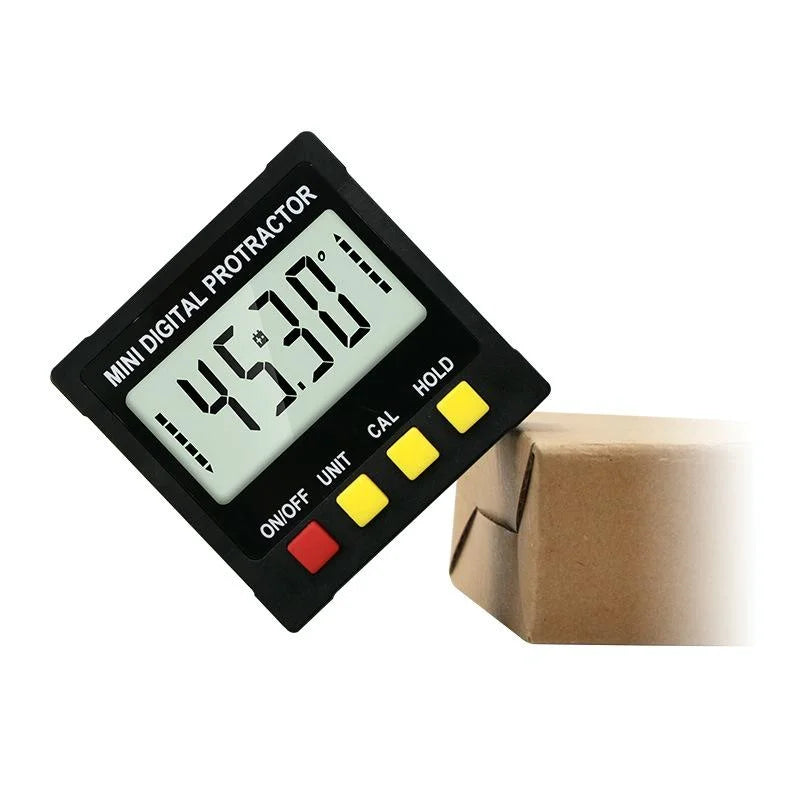 Digital Inclinometer Protractor with Magnetic Angle Ruler