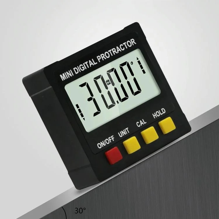 Digital Inclinometer Protractor with Magnetic Angle Ruler