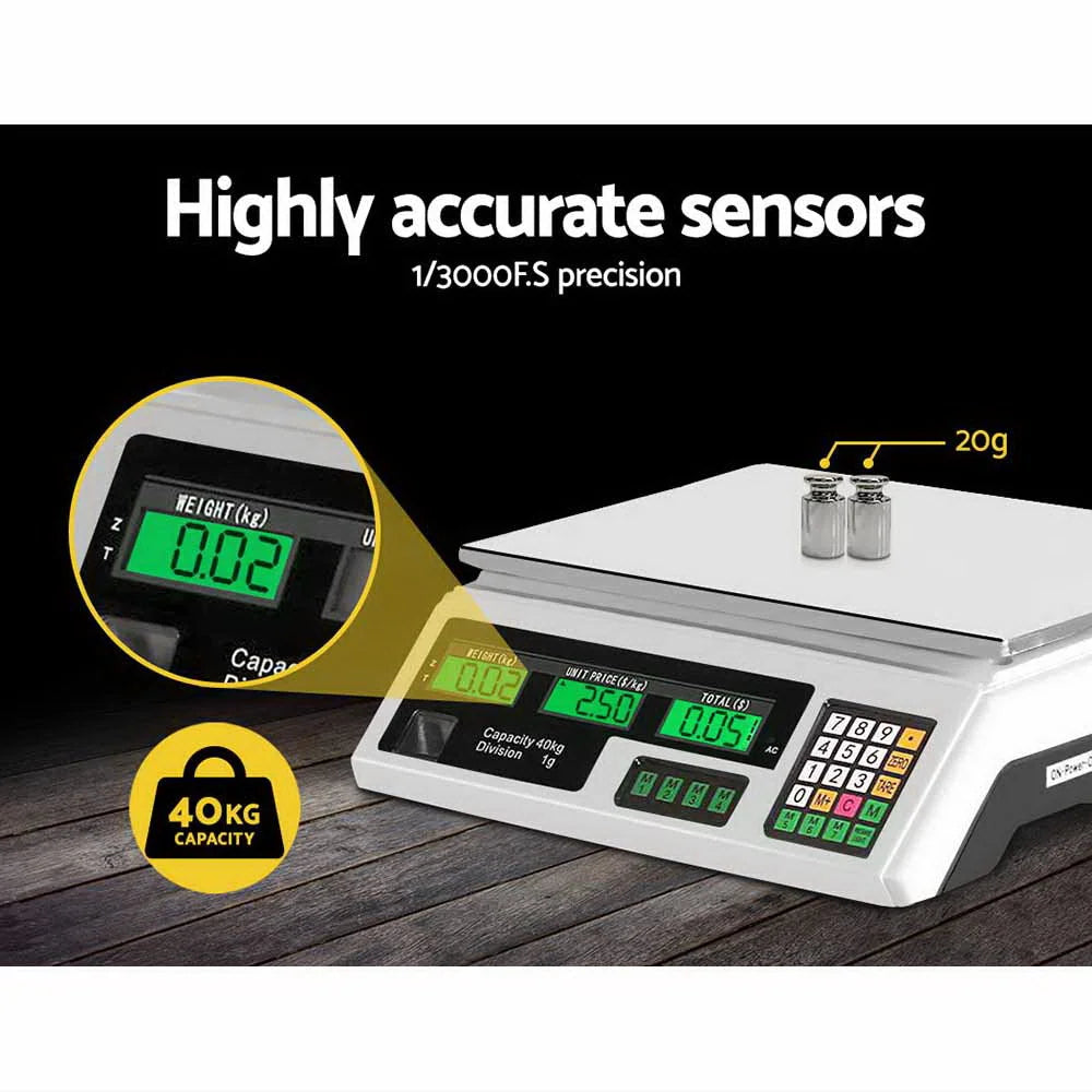 Digital Kitchen Scale 40KG Electronic Scales Shop Market