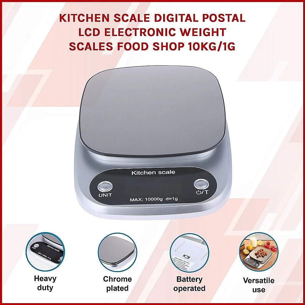 Digital Kitchen Scale Postal LCD Electronic Weight Scales