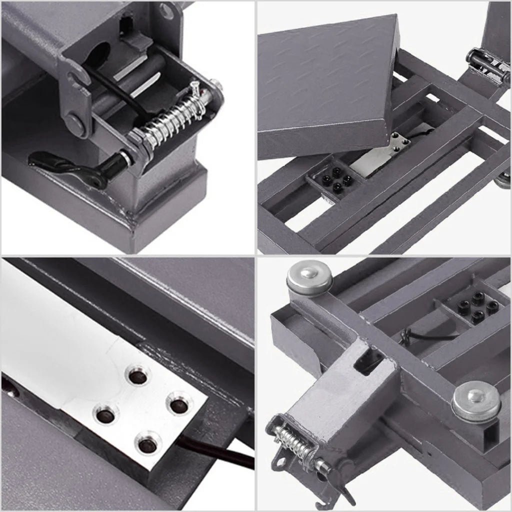 Digital Platform Scale Set Premium 2X 150kg Electronic Computing Shop Postal Weight - Black