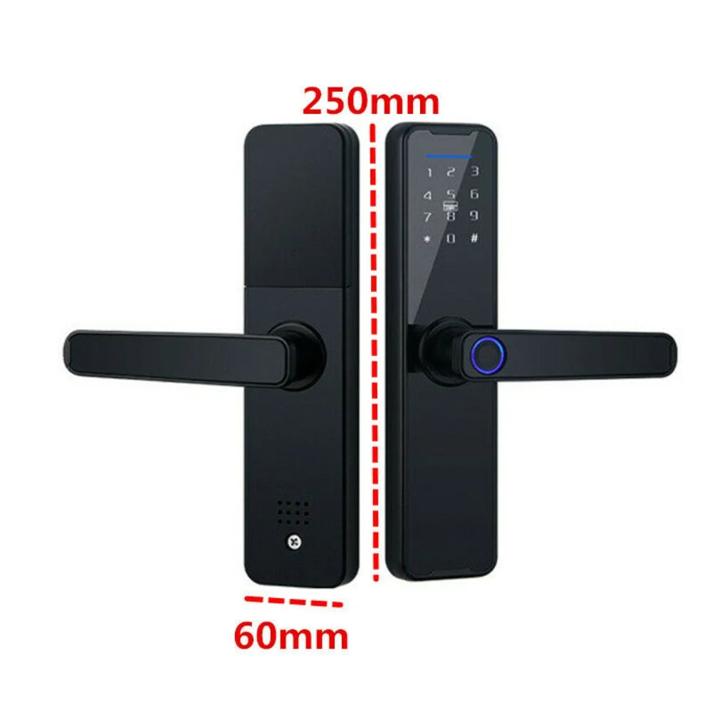 Digital Smart Door Lock Fingerprint APP Key Card Password