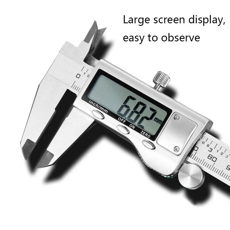 Digital Stainless Steel Vernier Caliper - Lcd Display