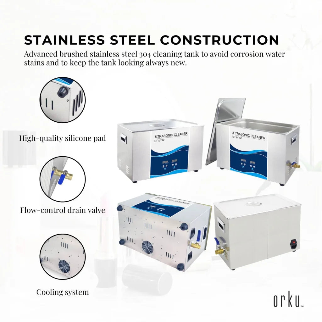 Digital Ultrasonic Cleaner 30L Jewelry Ultra Sonic Bath