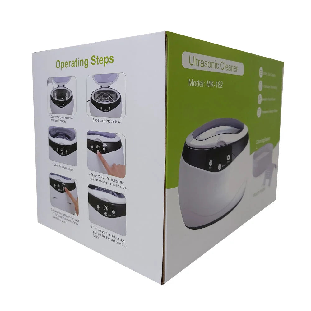 Digital Ultrasonic Cleaner 650ml Ultra Sonic Bath Heated