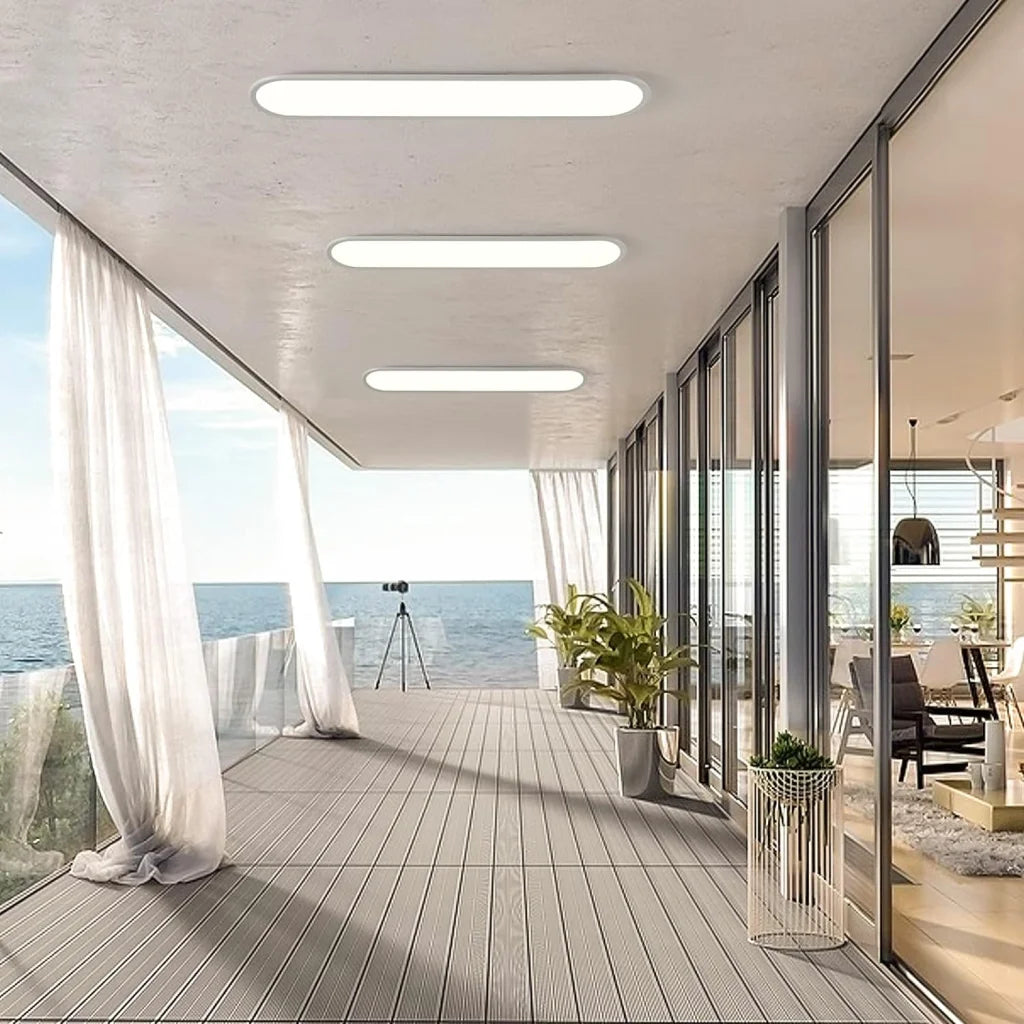 Dimmable LED Ceiling Light - 48W White - Home & Garden