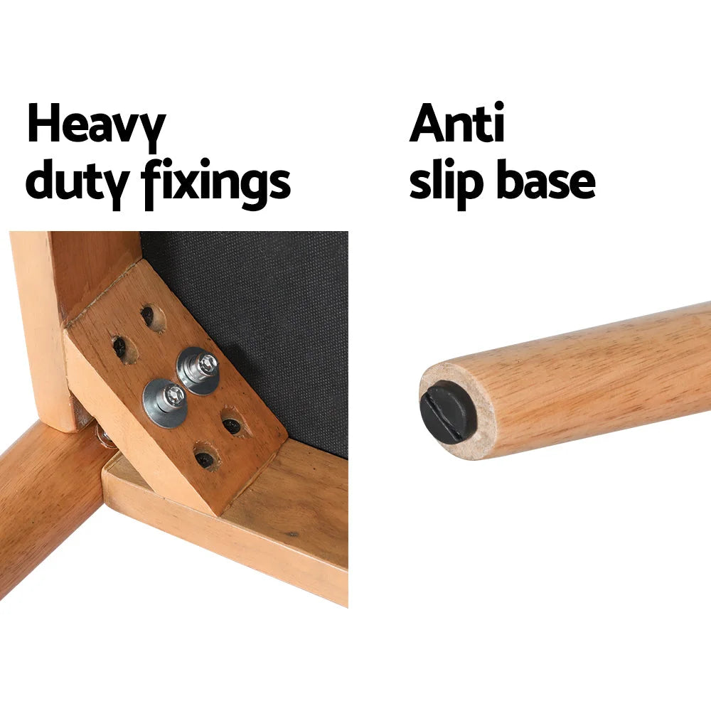 Dining Bench Upholstered Seat Stool Chair Cushion Furniture