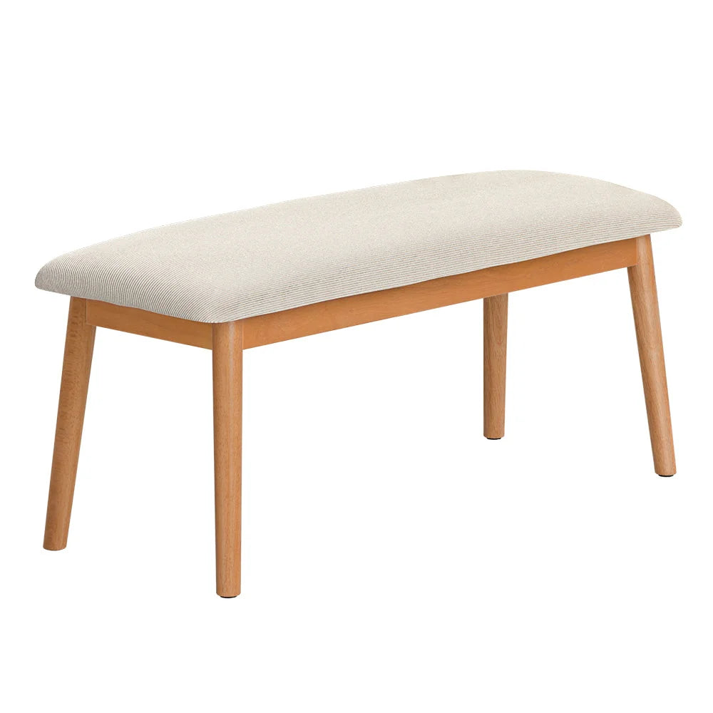 Dining Bench Upholstered Seat Stool Chair Cushion Furniture