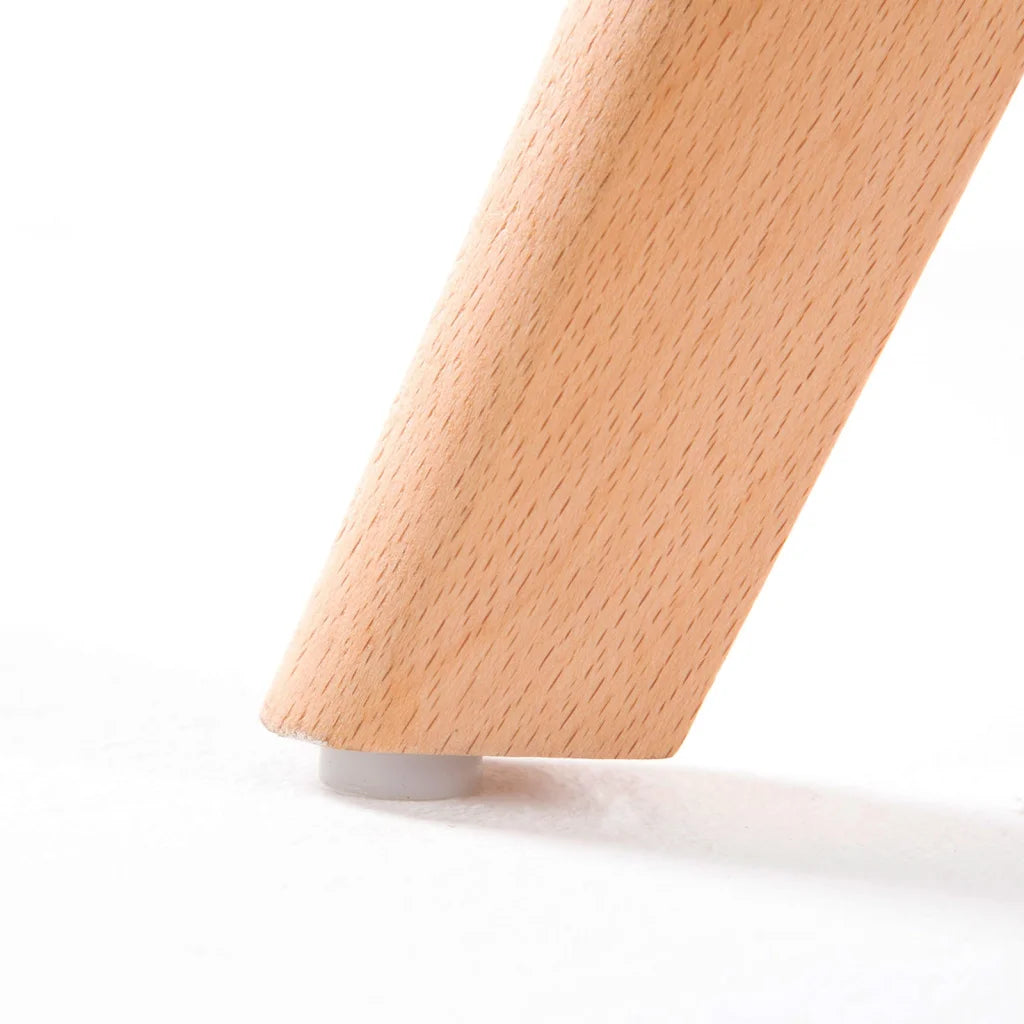 Dining Cafe Chair Set of 4 Multi-Color Retro Padded Seat