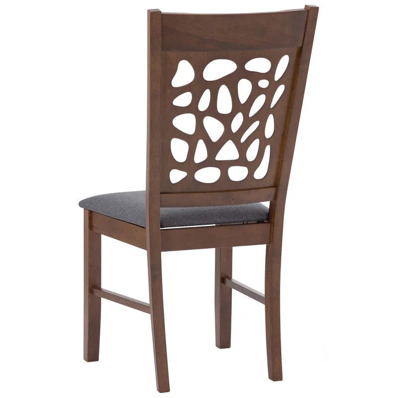 Dining Chair Asbel Timber - Set of 2 - Cocoa - Furniture