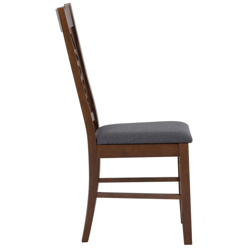Dining Chair Asbel Timber - Set of 2 - Cocoa - Furniture