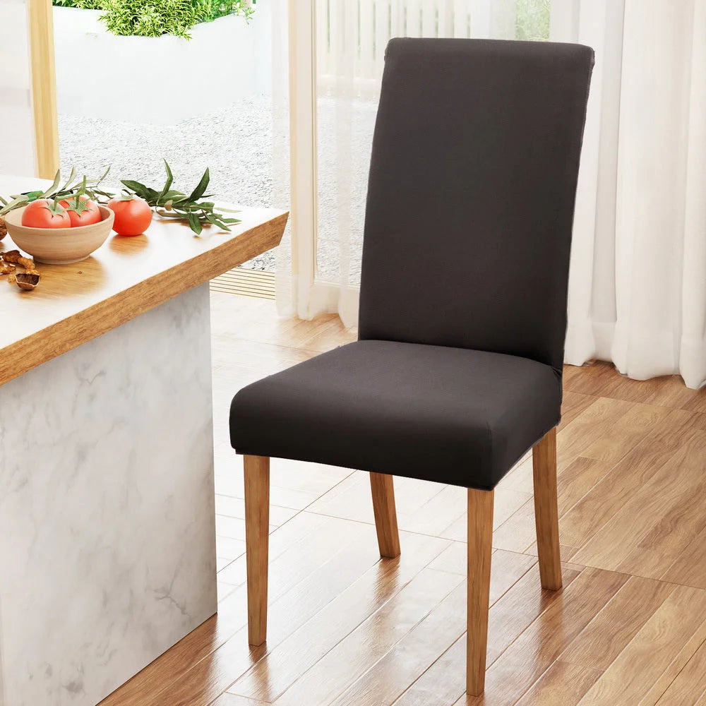 Dining Chair Covers Set of 6 Slipcovers Spandex Stretch