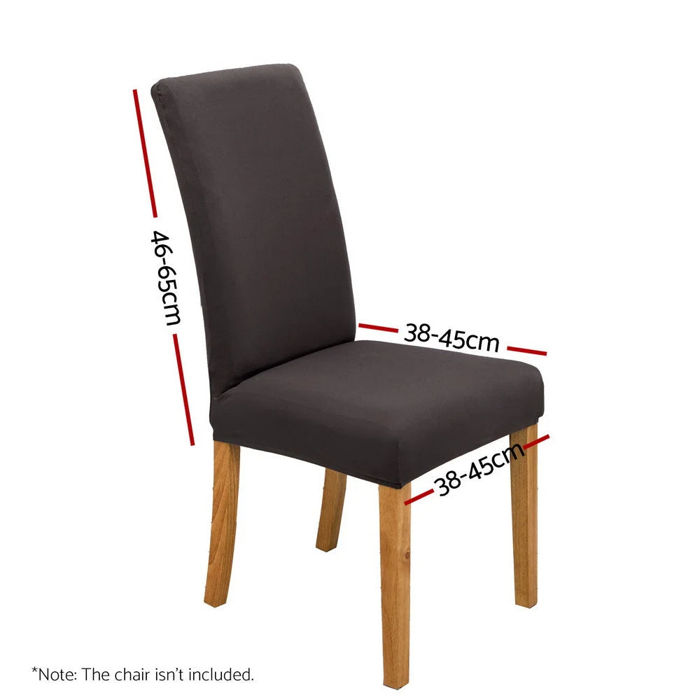 Dining Chair Covers Set of 6 Slipcovers Spandex Stretch