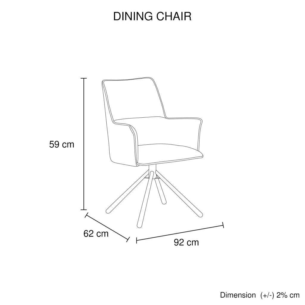 Dining Chair Green Linen Fabric Upholstered Seat Powder