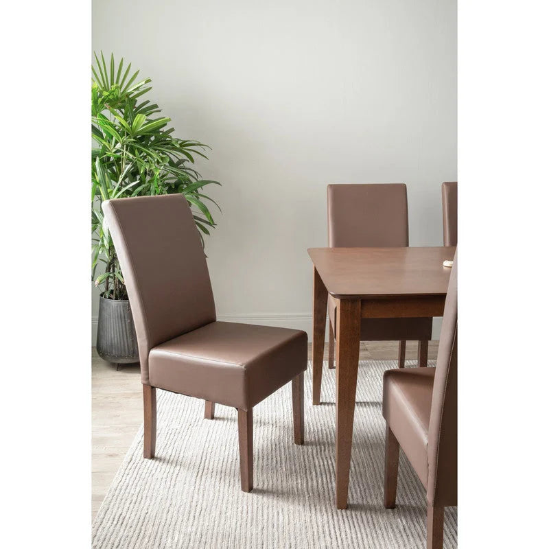 Dining Chair Mesi - Set of 2 - Cocoa Legs Mocha Upholstery