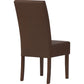 Dining Chair Mesi - Set of 2 - Cocoa Legs Mocha Upholstery