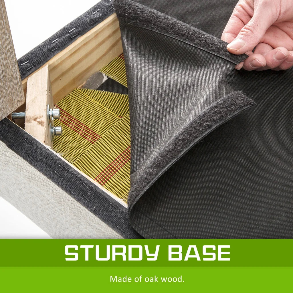 Dining Chair Set of 2 Cream French Provincial Amour Oak Leg