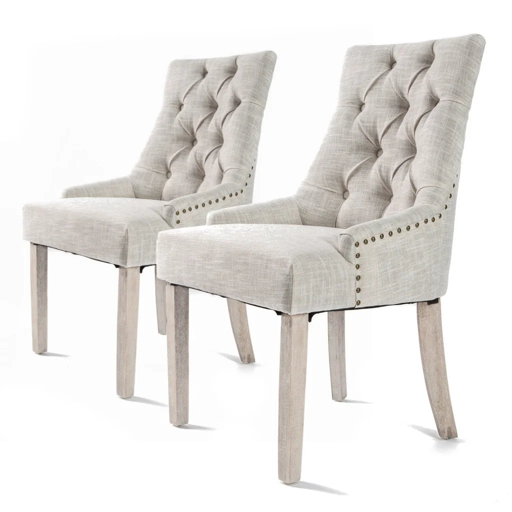 Set of two dining chairs