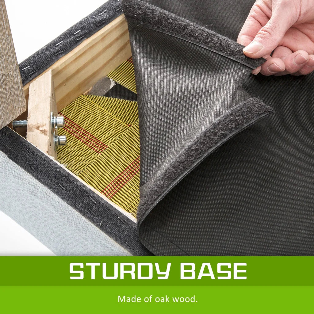 Dining Chair Set of 4 Grey French Provincial Amour Oak Leg