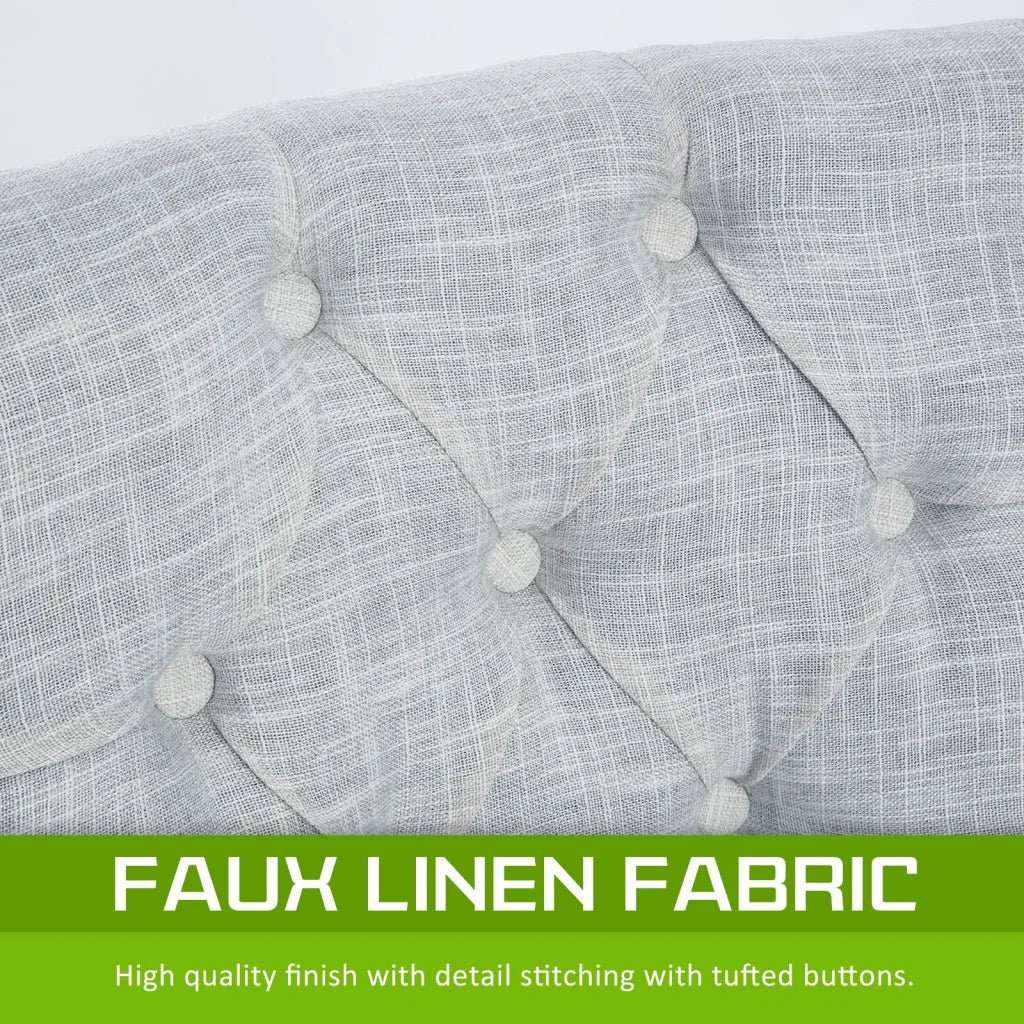 Dining Chair Set of 4 Grey French Provincial Amour Oak Leg