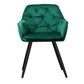 Dining Chairs Set of 2 Calivia Kitchen Upholstered Velvet