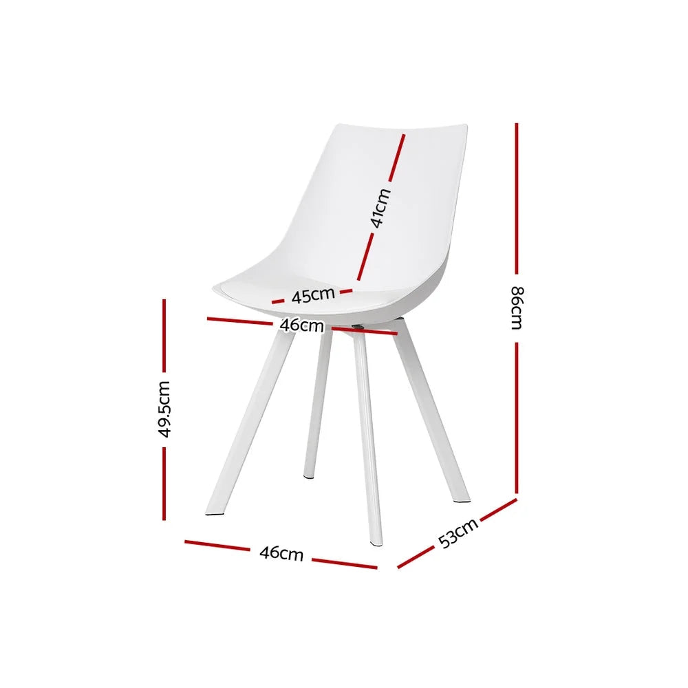 Dining Chairs Set of 2 PU