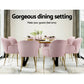 Dining Chairs Set of 2 Velvet - Pink Kynsee
